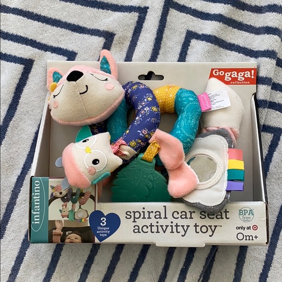 infantino gaga spiral car seat activity toy